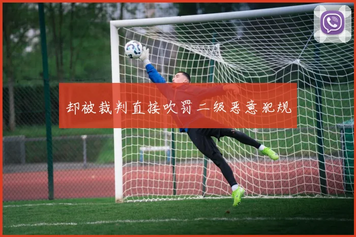 却被裁判直接吹罚二级恶意犯规